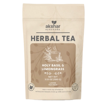 holy basil & lemongrass herbal tea (loose leaf) 