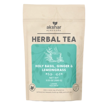 holy basil, ginger & lemongrass herbal tea (loose leaf)