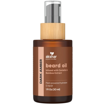 dark amber beard oil