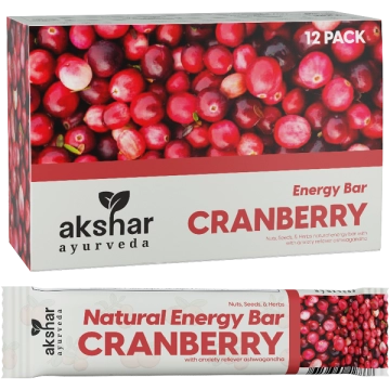 cranberry energy bar (Pack of 12)