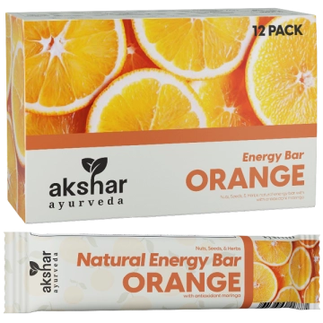 orange energy bar (pack of 12)