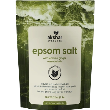 lemon & ginger epsom salt soak