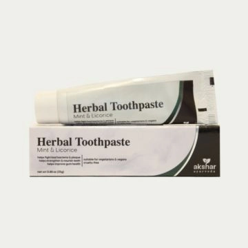 Mint & Licorice Ayurvedic Herbal Toothpaste